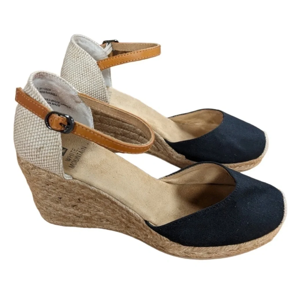 WHITE MOUNTAIN Women's Mamba Espadrille Wedge Sandal
